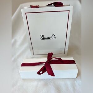 Shane Co. Gift Bag and Bracelet Box with Red‎ Ribbon